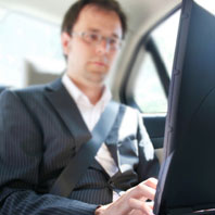 Work in comfort or simply relax as we drive you to your destination